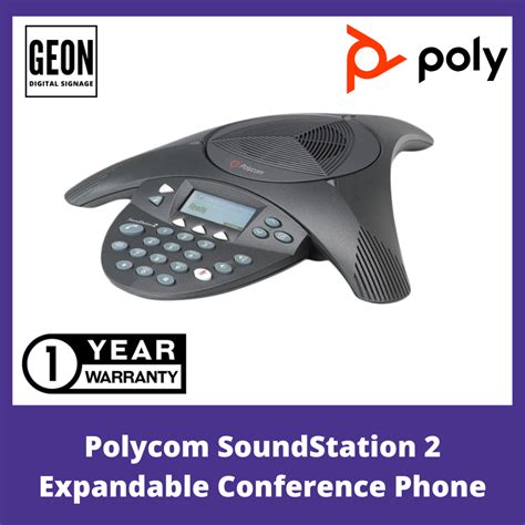 Polycom SoundStation2 Expandable With Display Conference Phone Geon Asia