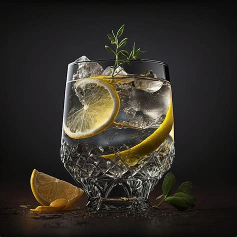 Premium AI Image Refreshing Homemade Lemonade Made Of Lemon Slices