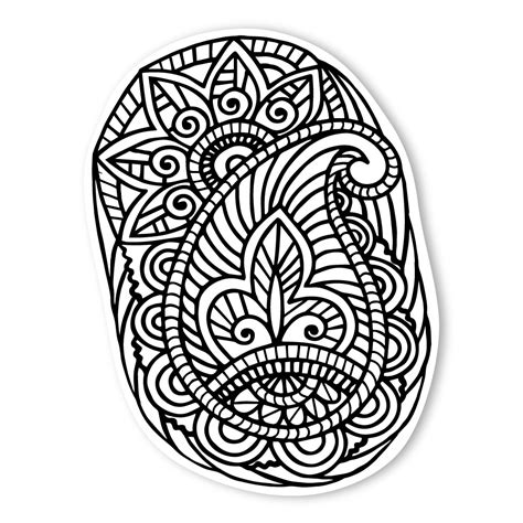 Begsonland Paisley Doodle Decal Walls 360