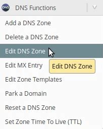 Edit A DNS Zone Using The WHM Edit DNS Zone Function Hostico