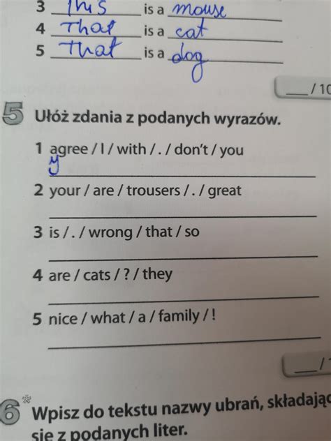 Uluz Zdania Z Podanych Wyrazow Brainly Pl