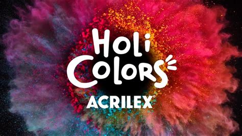 Holi Colors Acrilex YouTube