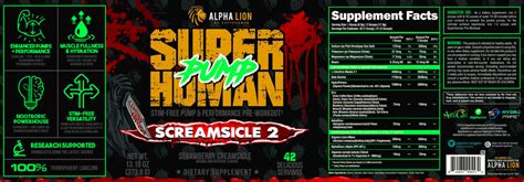 Alpha Lion - Superhuman Pump – NuHealth Supplements