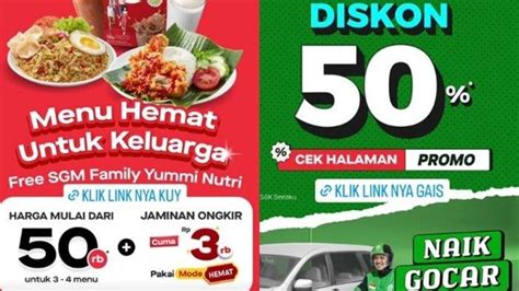 Kode Promo Gojek Hari Ini Oktober Libur Diskon Gocar Goride