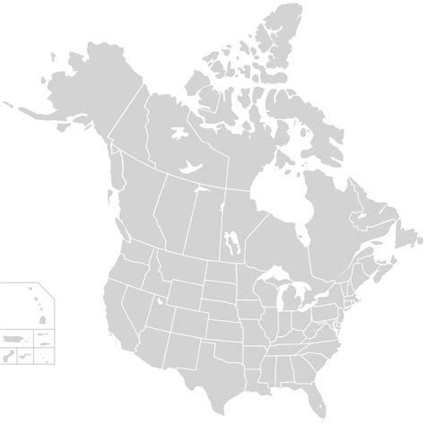 Mapa Continental De Estados Unidos Fondo De Imagen Png