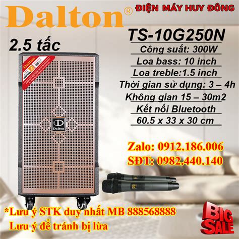 Loa kéo Dalton 2 5 tấc TS 10G250N Shopee Việt Nam