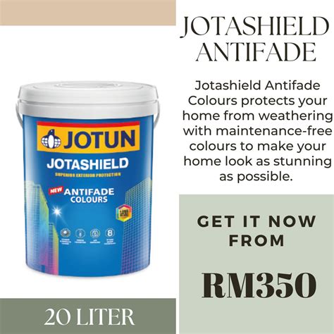 Jotun Jotashield Antifade Colour 20l Exterior Paint Finishing Wall