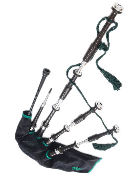 Mccallum Bagpipes Ab1 Deluxe Blackwood Fully Combed And Beaded