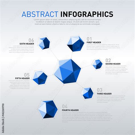 Research infographics concept template. Stock Vector | Adobe Stock