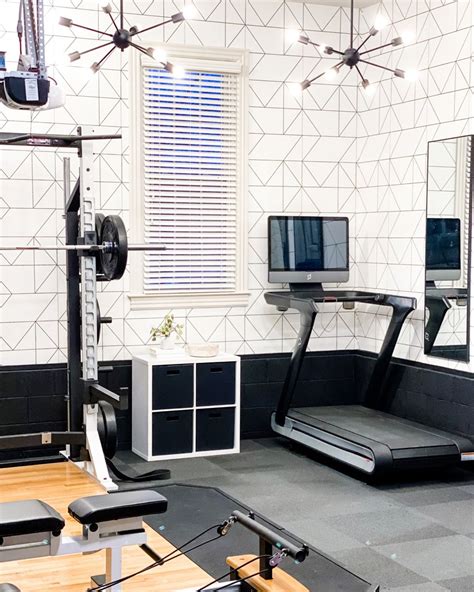 Create A Stylish Garage Gym — Jenny Reimold Home Gym Decor Gym Room