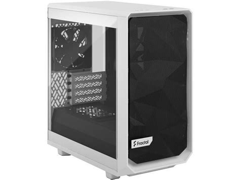 Fractal Design Meshify Mini White Tg Matx High Airflow Clear Tempered