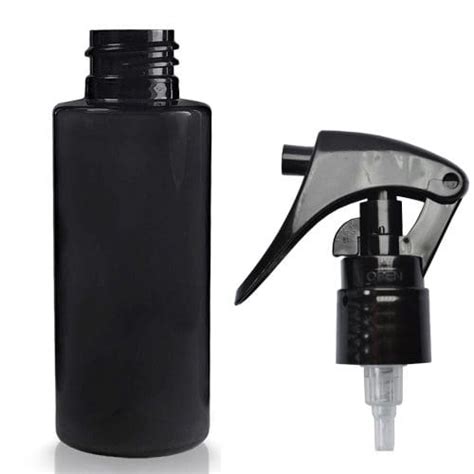 Ml Black Plastic Bottle With Mini Trigger Spray Ampulla Ltd