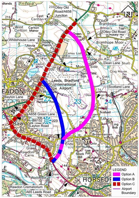 Leeds Bradford Airport Terminal Map