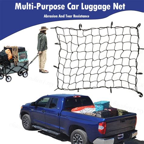 Chaoshen Bungee Cord Cargo Net With Pcs Adjustable Hooks Secure