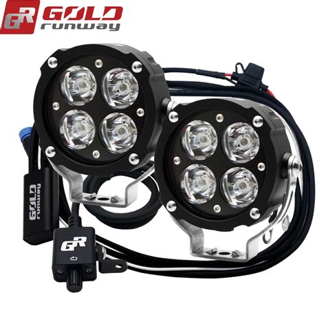 Goldrunway Moto Rcycle Led Luz De Trabajo U W Lumen Universal