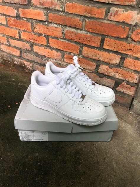 Nike Air Force Triple White Womens Original Fesyen Wanita Sepatu Di