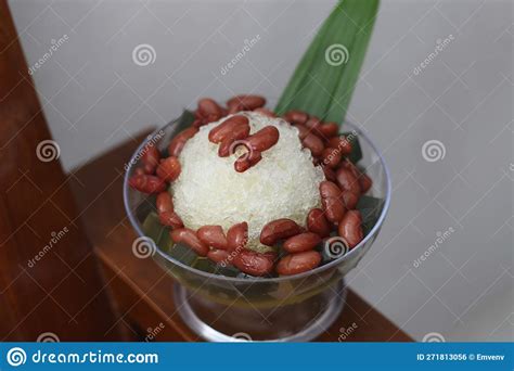 Es Kacang Merah or a Cold Drink Made from Red Beans Stock Photo - Image ...