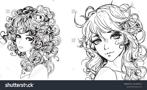 How To Draw A Girl With Long Curly Hair