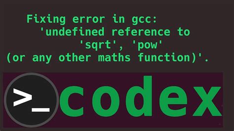 Troubleshooting Exploring The Undefined Reference To Pow Error In C