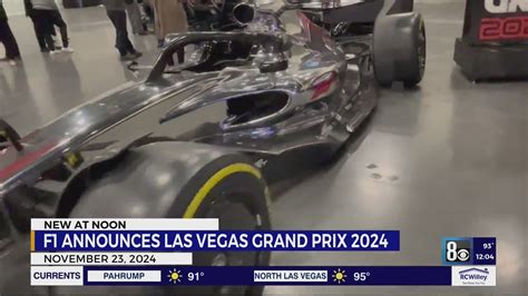 F1 Announces Las Vegas Grand Prix Dates For 2024 YouTube