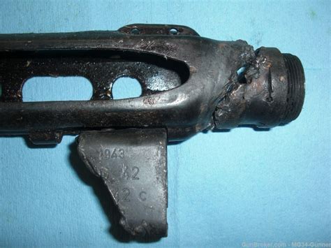 1943 German Wwii Mg42 Barrel Shroud Wrear Receiver Section And Front