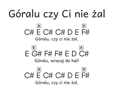 Nuty Literowe Do G Ralu Czy Ci Nie Al Nuty Literowe Na Dwie R Ce