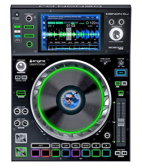 Denon Sc5000m Prime Dj Media Player W Motorized Plattertruss System