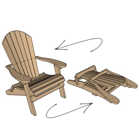 DIY Folding Adirondack Chair Plans Wilker Do S