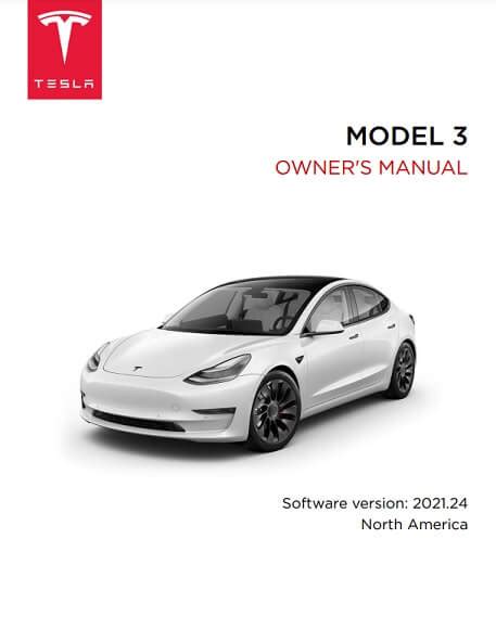 2021 Tesla Model 3 Owners Manual Pdf Manual Directory