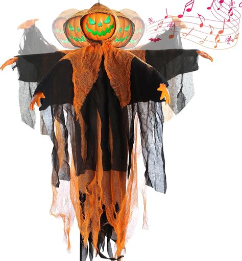 Halloween Decoration Outdoor Sound Controlled Halloween Hanging Ghost