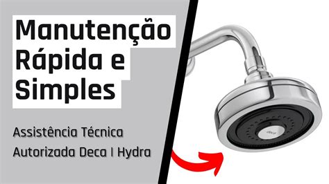 Como Consertar Chuveiro Deca Acqua Plus Passo A Passo Youtube