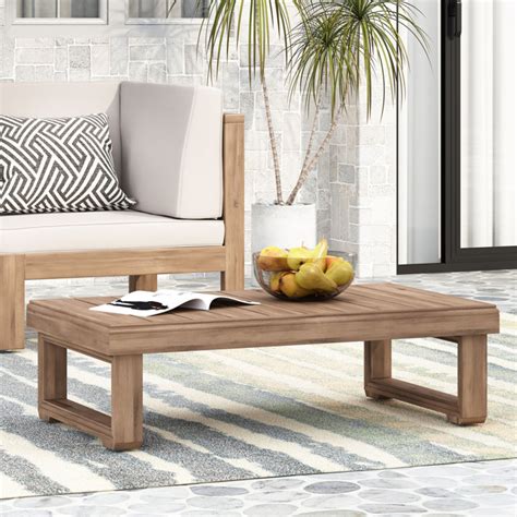 Nfusion Malayzia Solid Wood Coffee Table Wayfair Canada