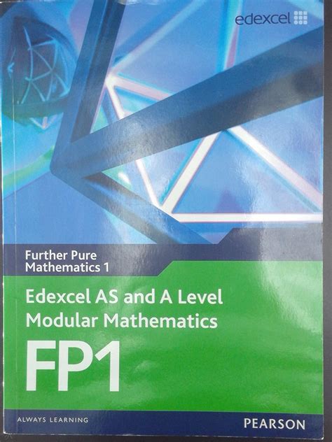 Buy Edexcel AS And A Level Modular Mathematics Further Pure Mathematics