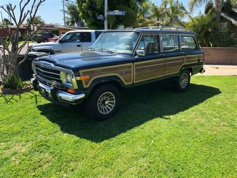 1988 Jeep Grand Wagoneer Baltic Blue Classic Jeep Wagoneer 1988 For Sale