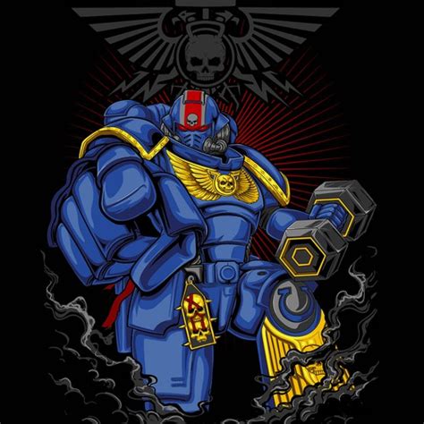 Designs Warhammer 40k Space Marine Gym Lifting T Shirt Design T Shirt Contest