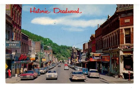 SD - Deadwood. Main Street ca 1960 | United States - South Dakota ...