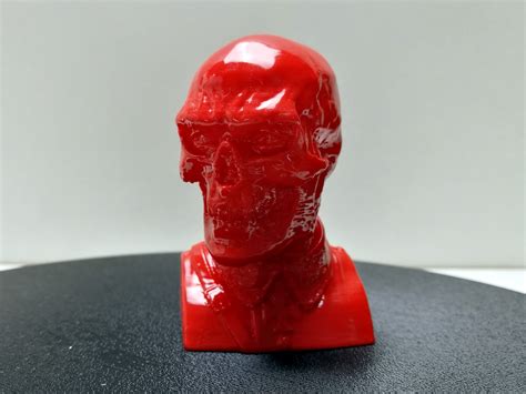 3d Printable Red Skull By Jason Smith