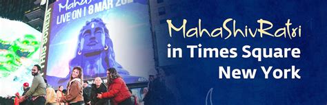 Mahashivratri En Times Square Nueva York The Global Indian