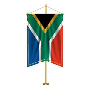 South Africa National Flag With Transparent Vector, South Africa, South ...