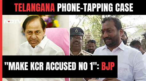 Telangana News Kcr Should Be Accused Number 1 In Phone Tapping Case