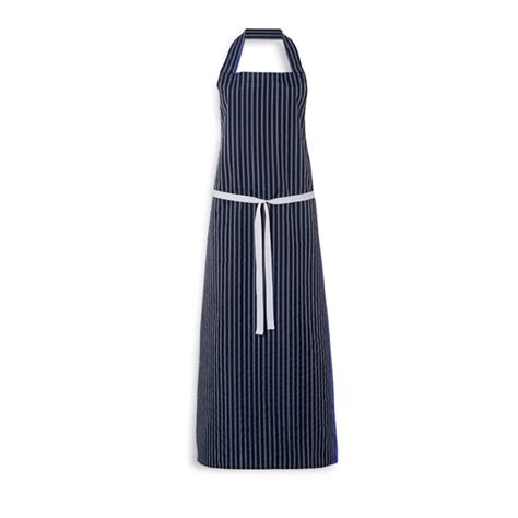 Blue Twin Stripe Nylon Butchers Apron Northern Butchers Supplies