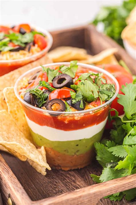 Layer Dip Cups Recipe The Cookie Rookie