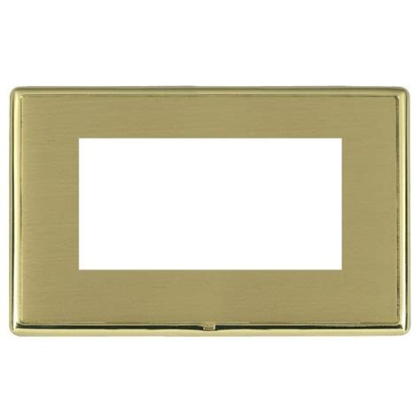 Hamilton Linea Rondo CFX Polished Brass Frame Satin Brass Plate 4