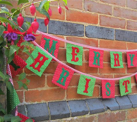 Making Christmas Bunting Ideas Inspiration And Tutorials Christmas