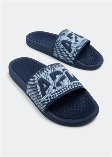 Athletic Propulsion Labs Big Logo TechLoom Slides For Men Blue In UAE