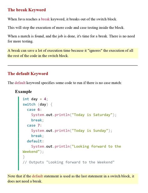 Learn Java Switch Session Pdf Connect Techs