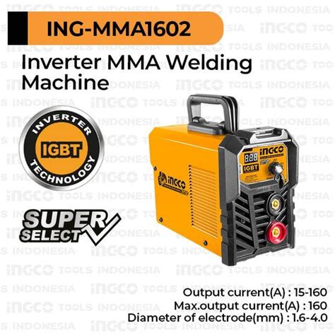 Jual INGCO MMA Welding Inverter 160A 30pct Mesin Trafo Travo Las