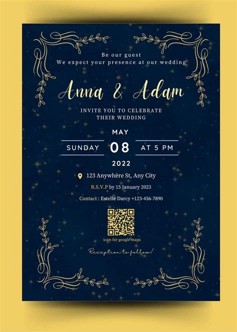 Modern Minimalist Wedding Invitation Design - 19/01/2024 21:50 EST ...