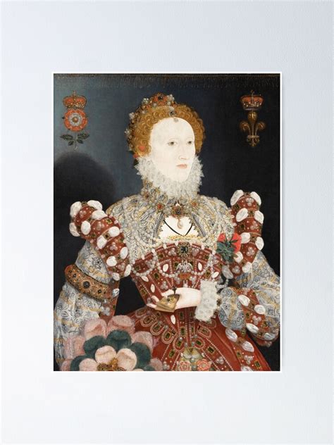 Portrait Of Queen Elizabeth I By Nicholas Hilliard Th Century