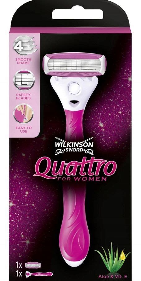 Wilkinson Sword Quattro for Woman Maszynka do golenia 1 Wkład ERLI pl